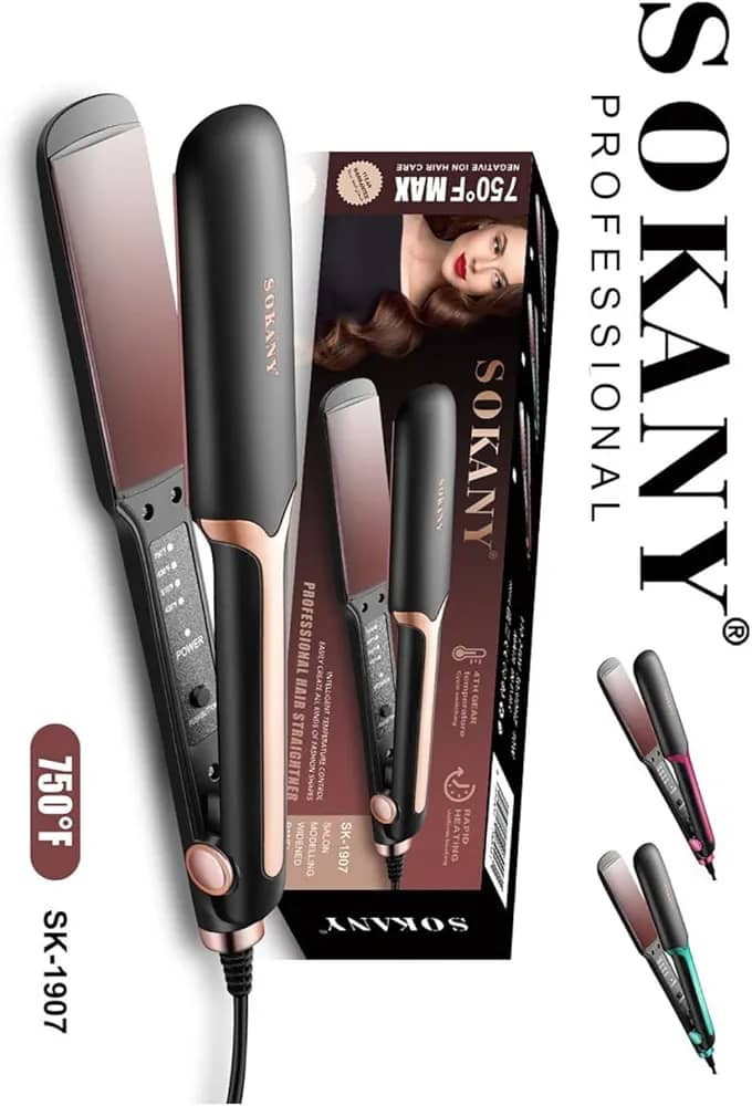 Professional Hair Straightener, Sokany SK-1907