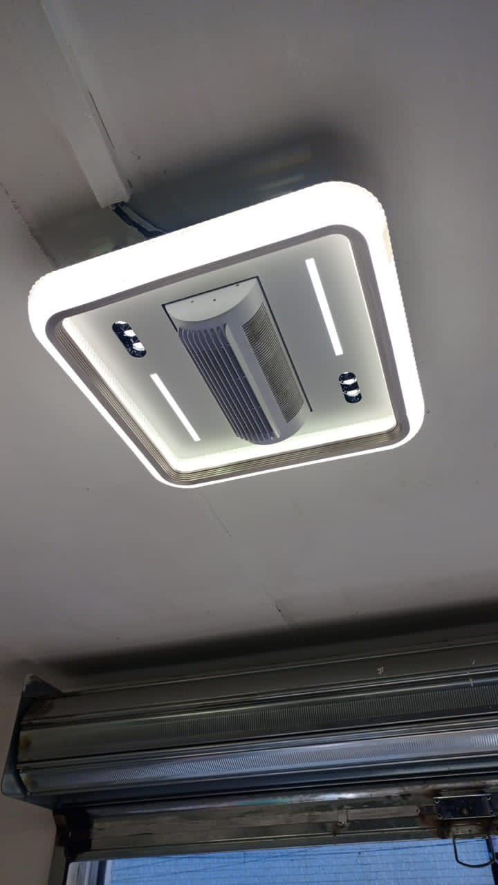 LED Ceiling Fan, Square Model