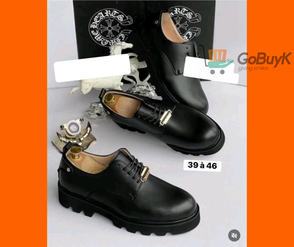 chaussure en  cuire
