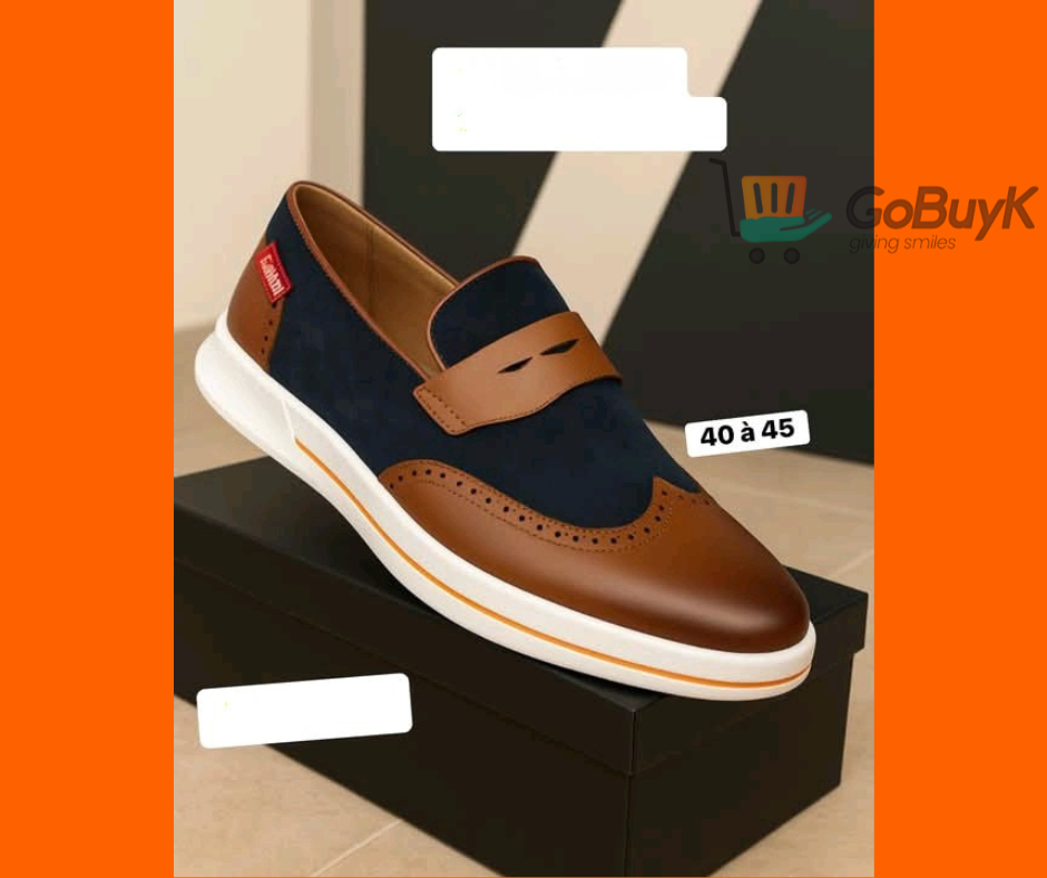 chaussure en  cuire